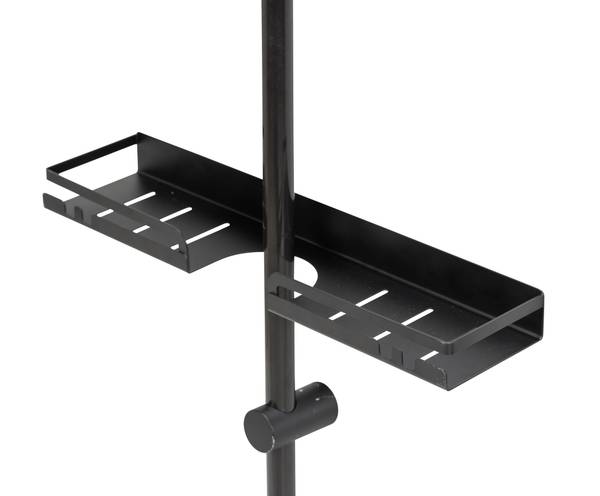 étagère douche Altarella acier inoxydable - noir - Largeur : 45 cm