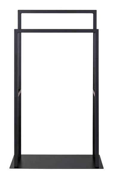 Porte-serviettes Rivalta acier inoxydable - noir