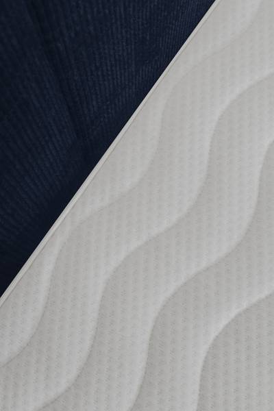 Boxspringbett Choele Chenille Askja: Blau - 180 x 200cm - H5
