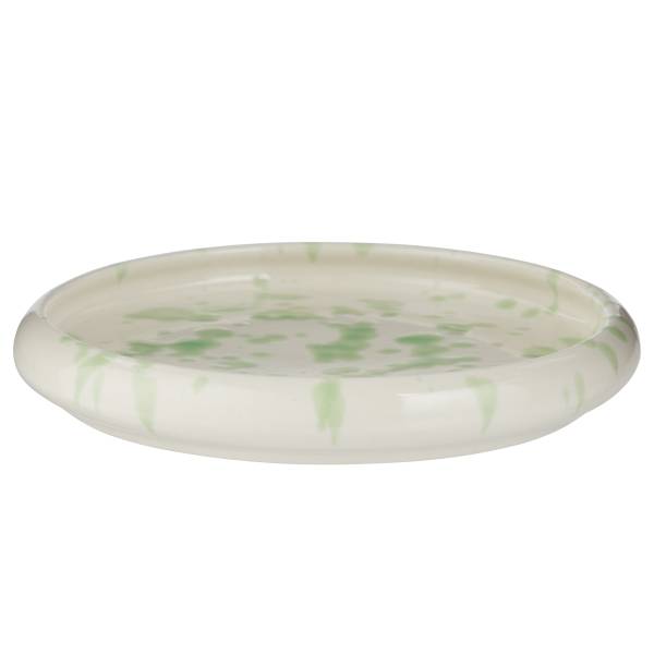Hapjesbord BOOGY SPLASH steengoed - mintkleurig