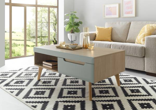 Couchtisch Follet Mintgrau