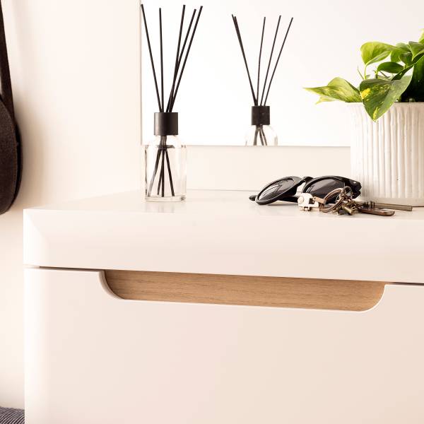 Compacte kapstokset Follet wit