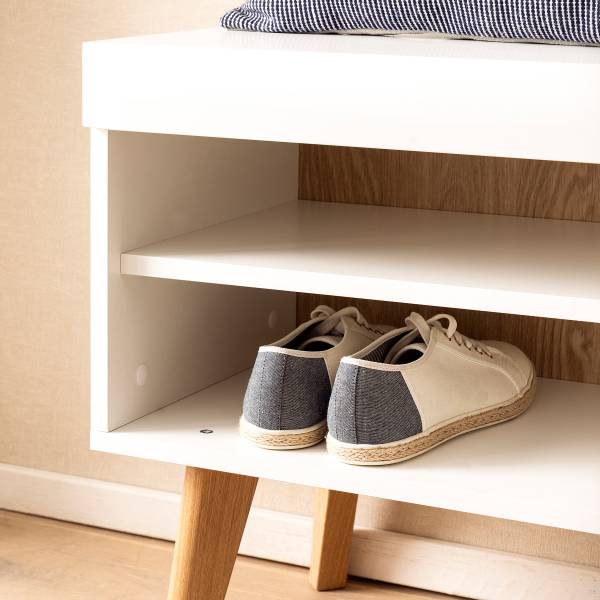 Compacte kapstokset Follet wit