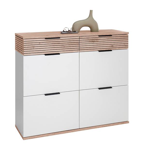 Ensemble d’entrée Mesola 3 él. Blanc / Imitation chêne viking