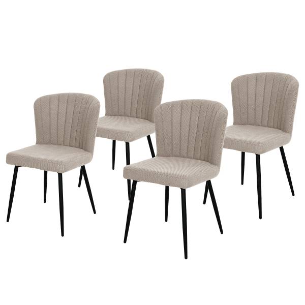 Set di 4 sedie imbottite ROLDA Talpa