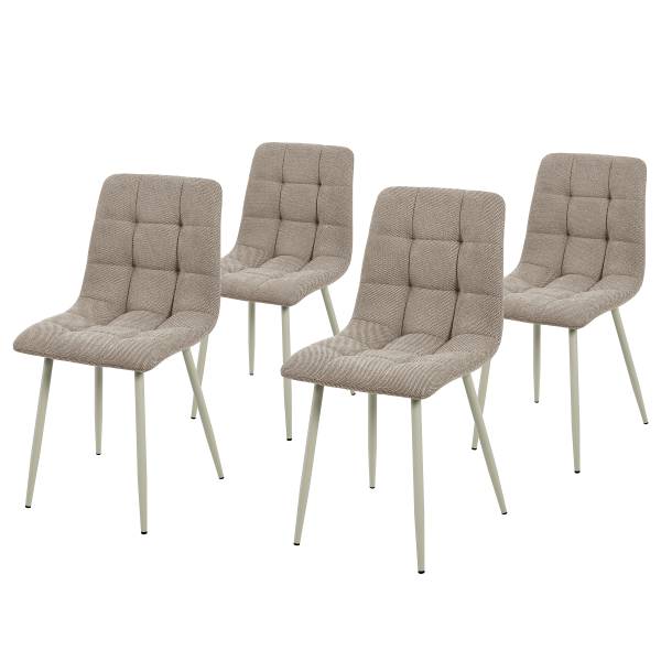 Polsterstuhl GUGU 4er-Set Beige