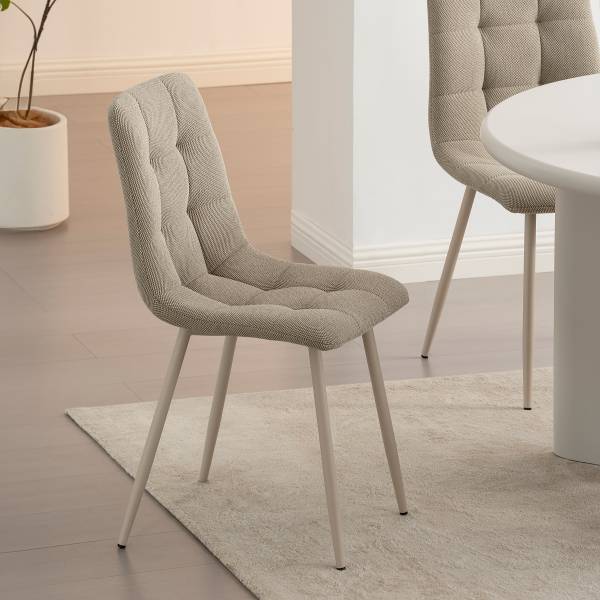 Polsterstuhl GUGU 4er-Set Beige