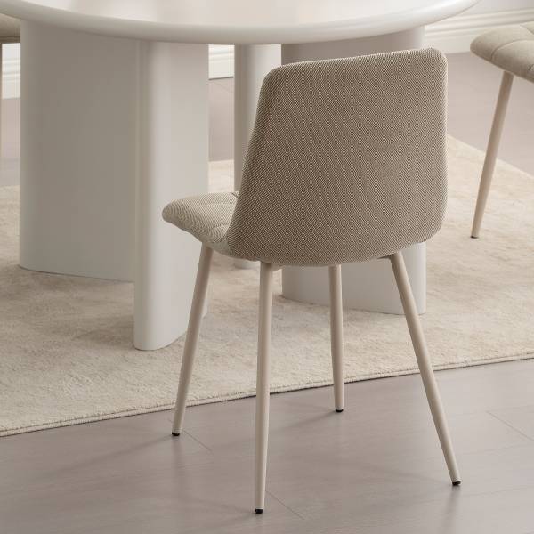 Polsterstuhl GUGU 4er-Set Beige