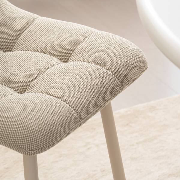Polsterstuhl GUGU 4er-Set Beige
