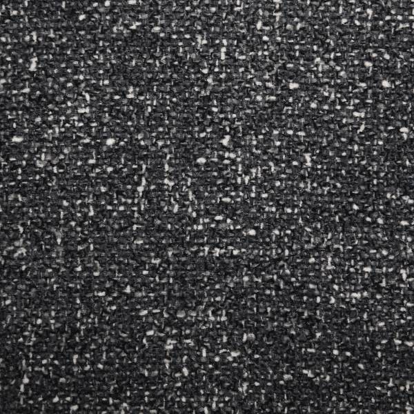 Set di 2 sedie girevoli POWLO Tessuto strutturato / similpelle - Antracite
