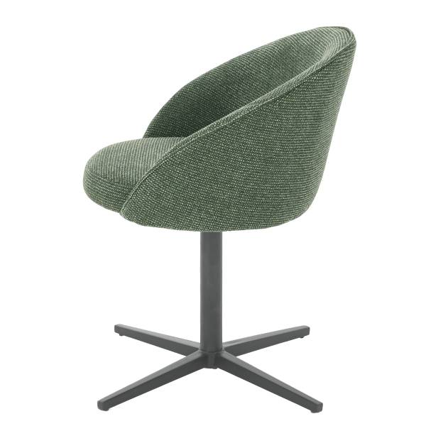 Drehbarer Armlehnenstuhl LECHER 2er-Set Grün