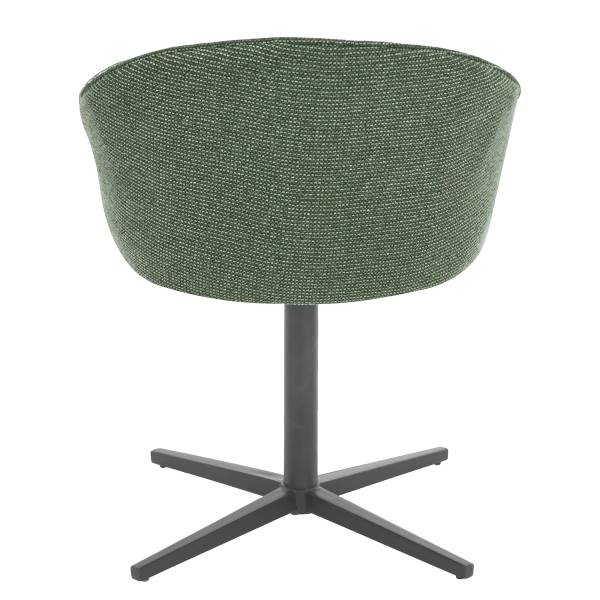 Drehbarer Armlehnenstuhl LECHER 2er-Set Grün