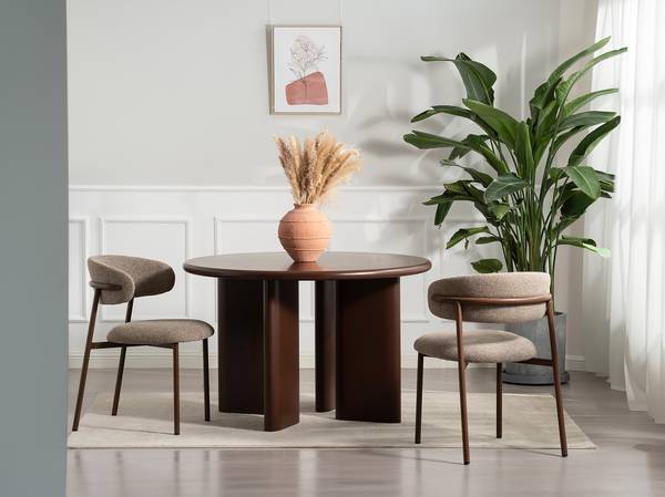 Polsterstuhl PODINGTON 2er-Set Taupe