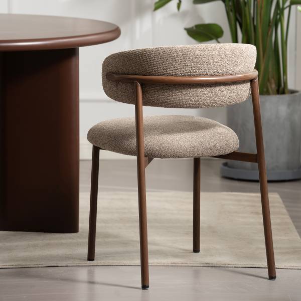 Polsterstuhl PODINGTON 2er-Set Taupe