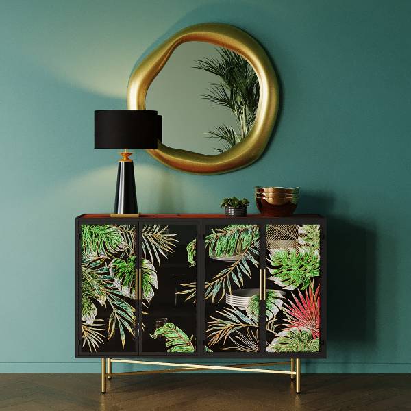 Madia Jungle Multicolore / Nero