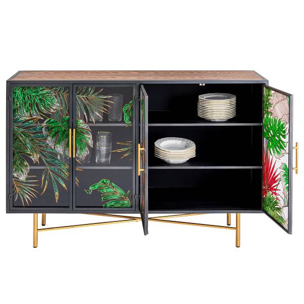 Madia Jungle Multicolore / Nero