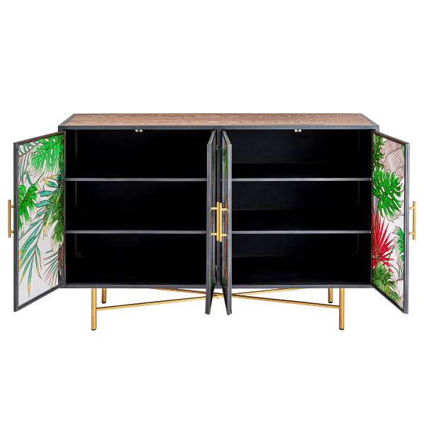 Madia Jungle Multicolore / Nero