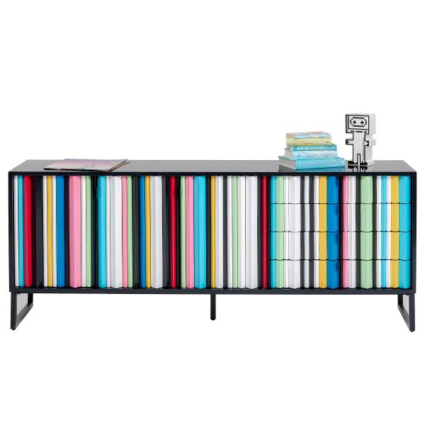 Sideboard Concertina Mehrfarbig / Schwarz