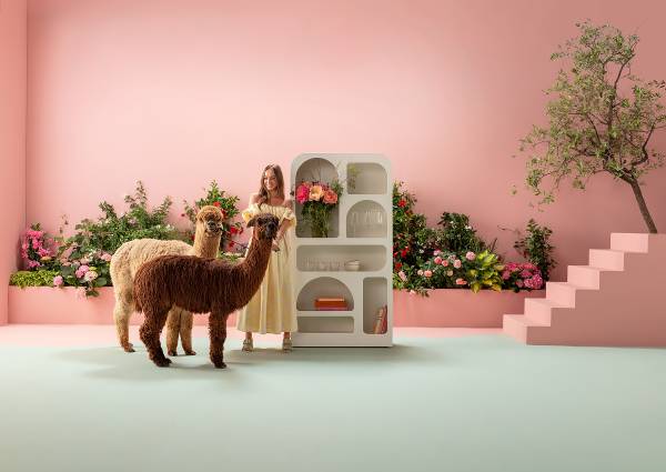 Open kast Paco breed wit