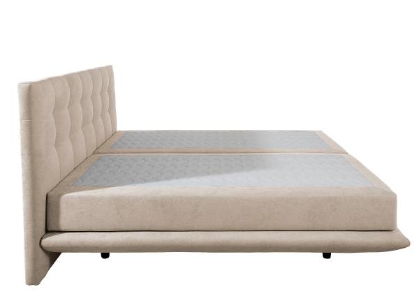 Letto boxspring Onorato Bianco crema - 180 x 200cm - Materasso a molle Bonnell - H2