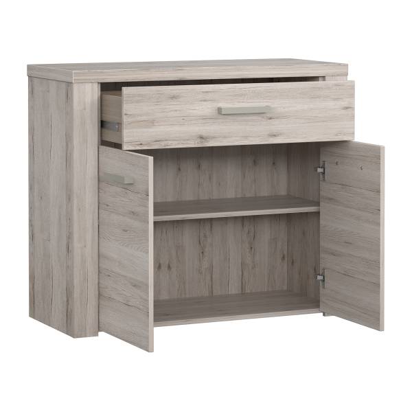 Kast Dunlap zandkleurige eikenhouten look