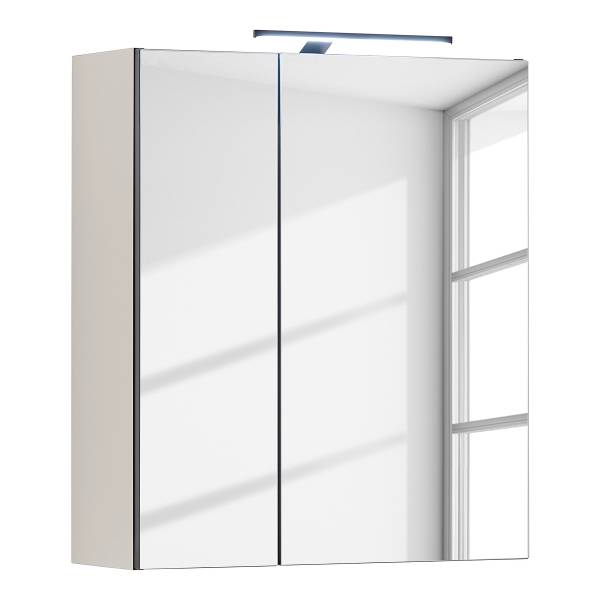 Beleuchteter Spiegelschrank Cleek Kaschmir - Breite: 60 cm