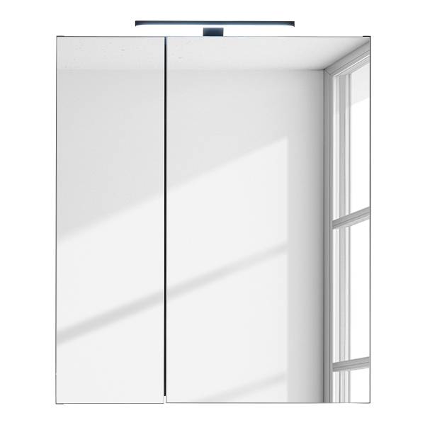 Beleuchteter Spiegelschrank Cleek Kaschmir - Breite: 60 cm