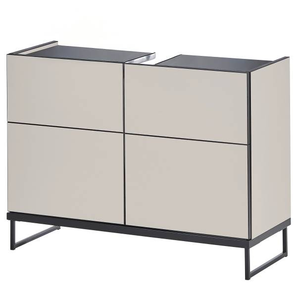 Waschbeckenunterschrank Cleek Kaschmir - Breite: 80 cm