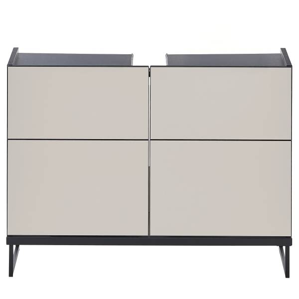 Waschbeckenunterschrank Cleek Kaschmir - Breite: 80 cm