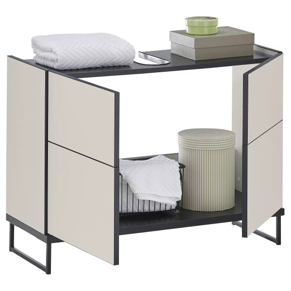 Waschbeckenunterschrank Cleek Kaschmir - Breite: 80 cm
