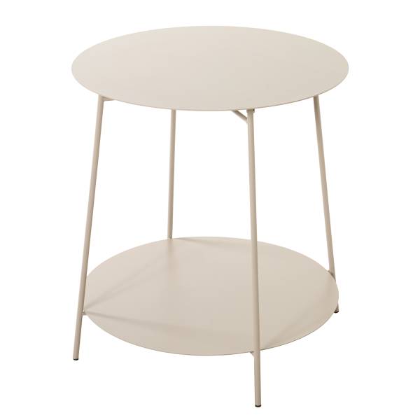 Tavolino Buneya - alto 50 cm Beige - Metallo - 50 x 50 x 50 cm