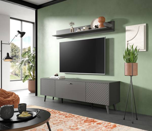 Wandboard Azohor Dunkelgrau