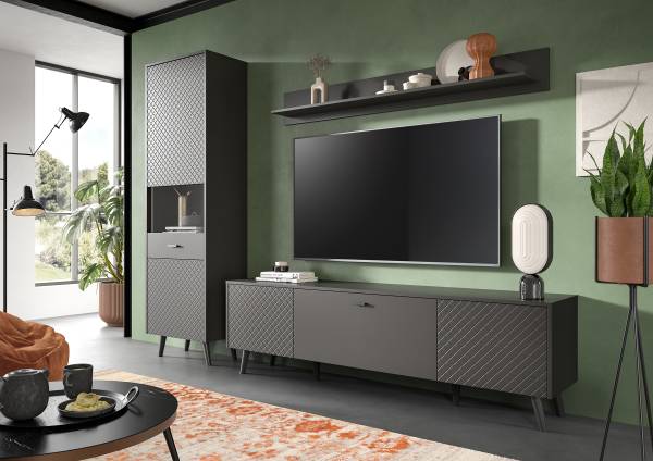 Wandboard Azohor Dunkelgrau