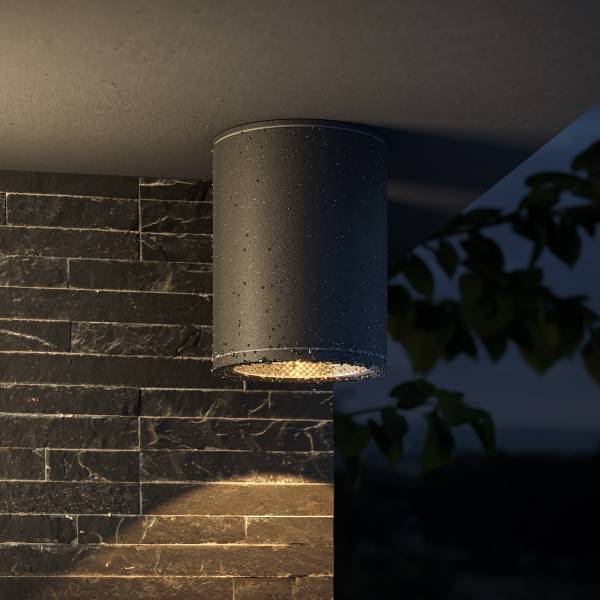 Lampada da soffitto LED Bar Mischmetal - 1 punto luce - Altezza: 12 cm