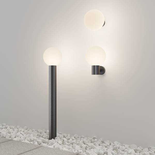 Lampada da esterno Bold Alluminio - 1 punto luce - Nero