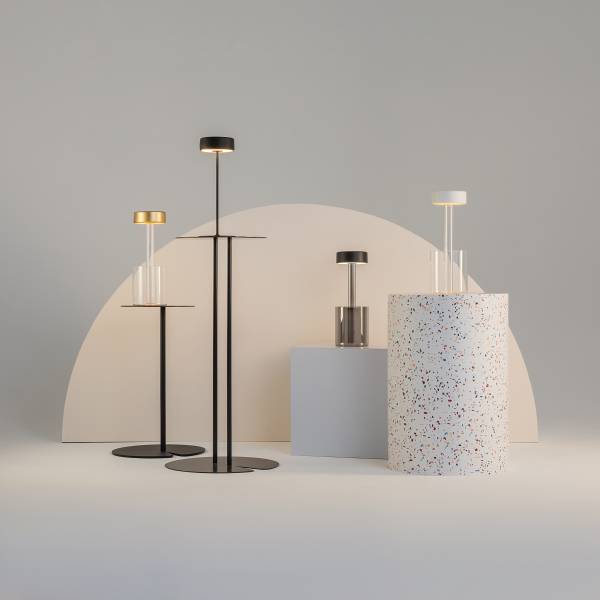LED-Tischleuchte AI Collaboration Typ B Aluminium - 1-flammig - Schwarz