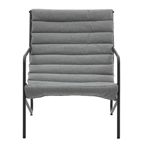 Balkonset Wink 3-teilig Stahl / Bouclé - Anthrazit