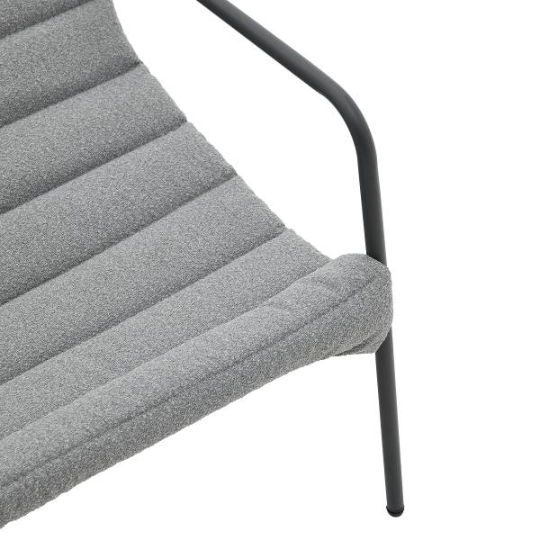 Balkonset Wink 3-teilig Stahl / Bouclé - Anthrazit
