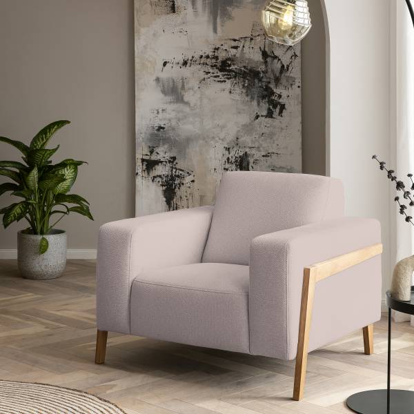 Fauteuil Mesil Tissu chenille Marisa: Lilas pastel