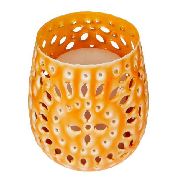 Lanterne BLUE MAROCCO Fer - Orange - Orange