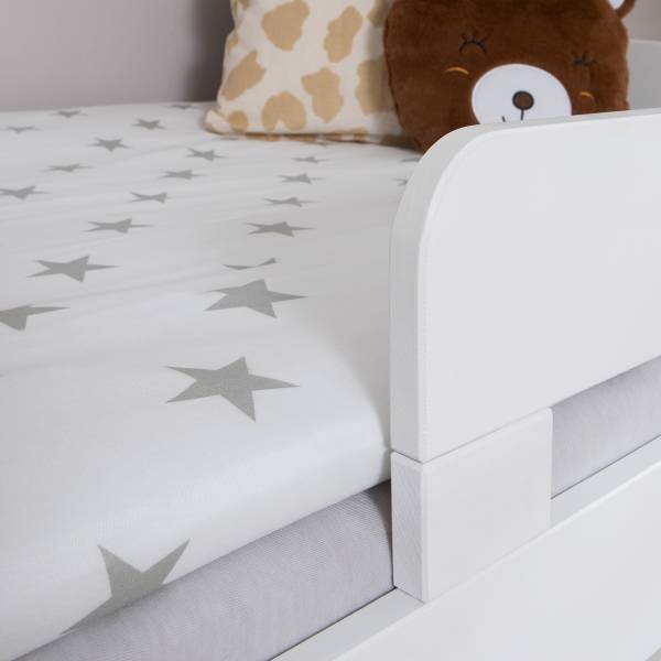 Houten bed Bennet met lade wit grenenhout - 120 x 200 cm - zonder lattenbodem & matras