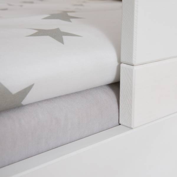 Houten bed Bennet met lade wit grenenhout - 120 x 200 cm - zonder lattenbodem & matras