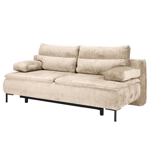 Divano letto boxspring Arizar Ciniglia Lorin: beige