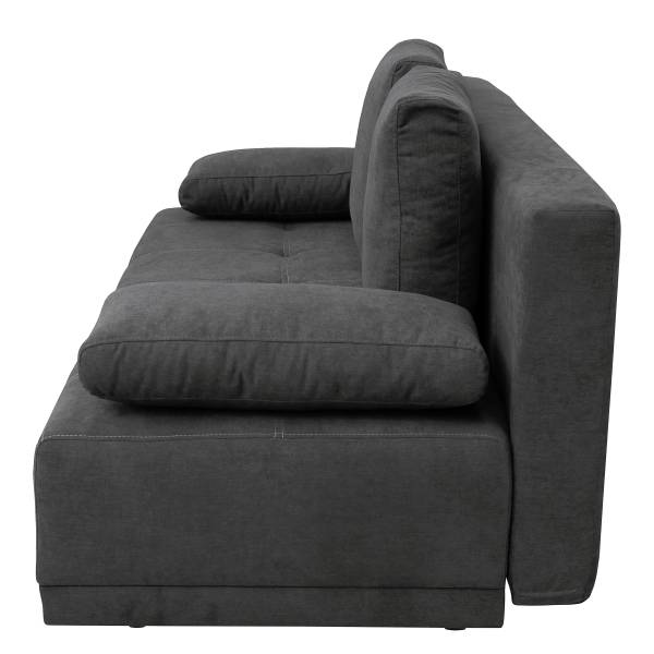 Canapé convertible Lipela Microfibre Sole: Graphite
