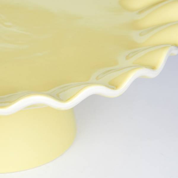 Kuchenetagere LILLY Steinzeug - Pastellgelb