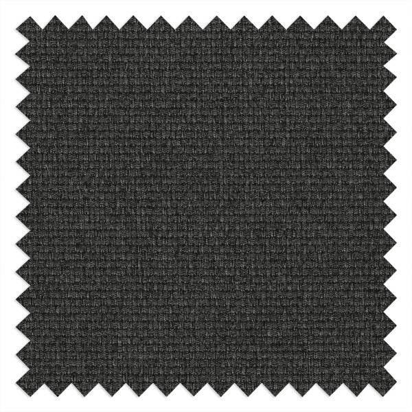 Divano letto angolare Poleos Tessuto Opala: antracite - Funzione letto preimpostata a destra