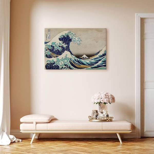 Canvas afbeelding The Great Wave 120 x 80 cm