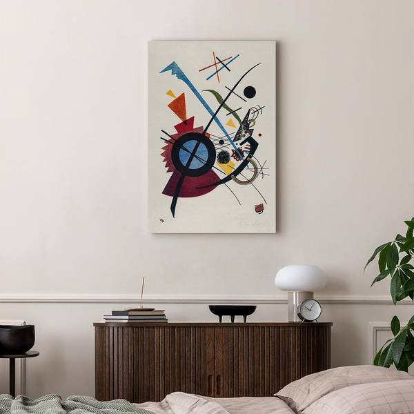 Quadro Primary Colors Wassily Kandinsky - 60 x 90 cm