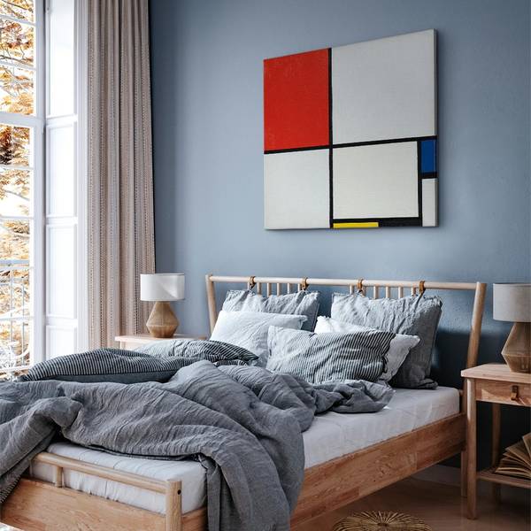 Quadro Composition No. III Piet Mondrian - 40 x 40 cm