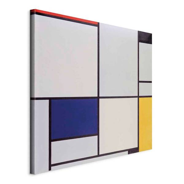 Quadro Tableau I Piet Mondrian - 80 x 80 cm